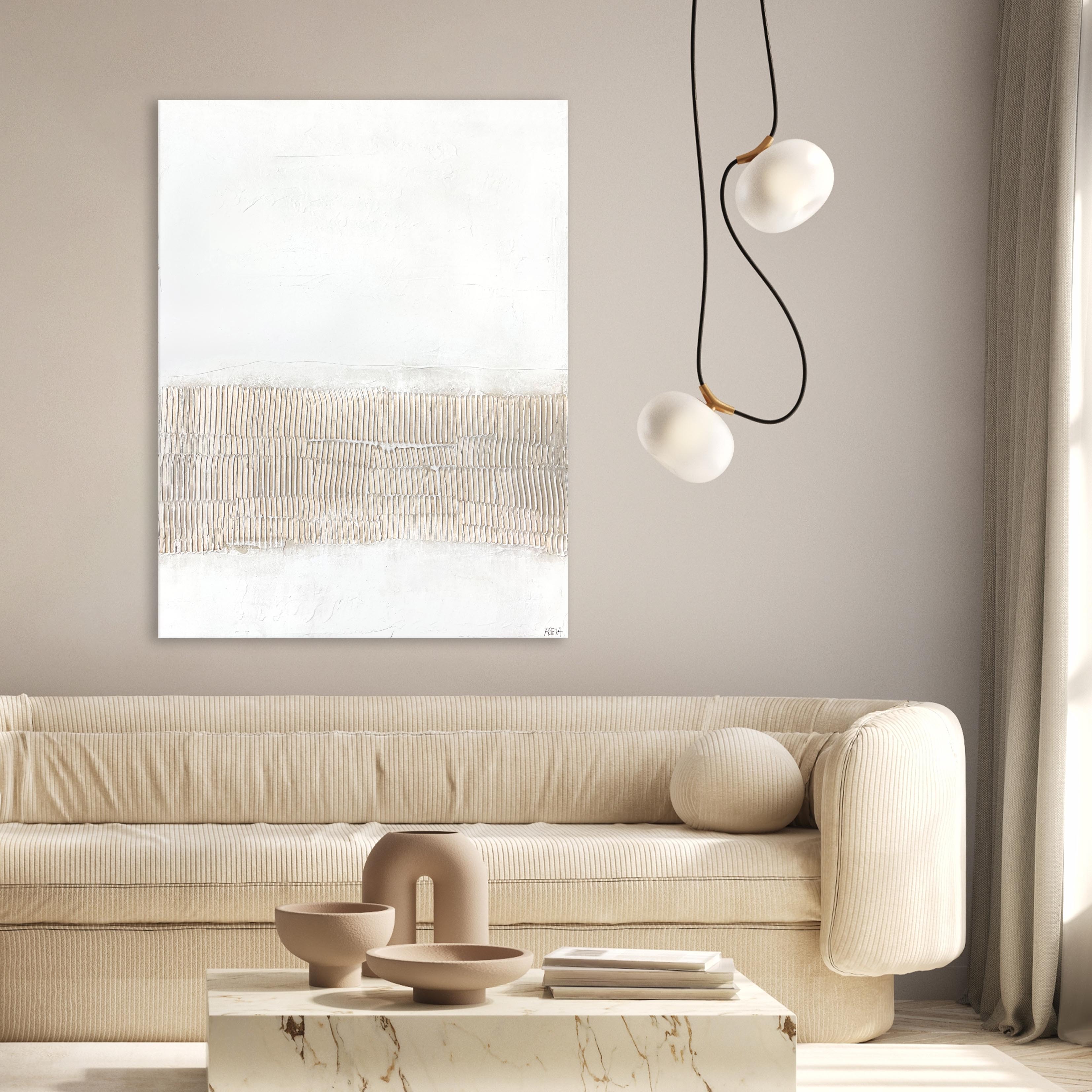 White Passion 9 | STRUKTUR MALERI Strukturmaleri MF