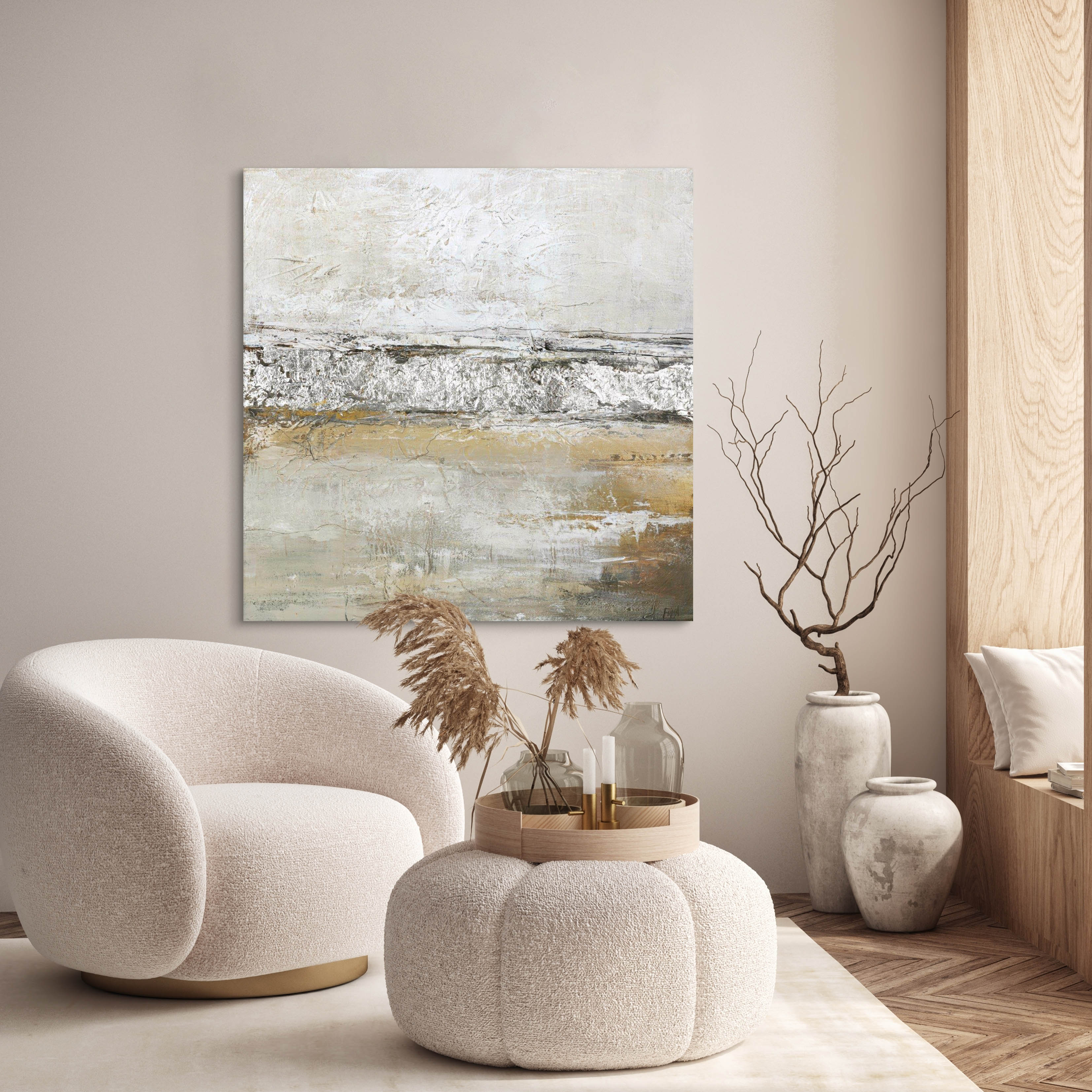 Freja / Low Limit Silver | PREMIUM MALERI Premium Maleri ART COPENHAGEN 70x70