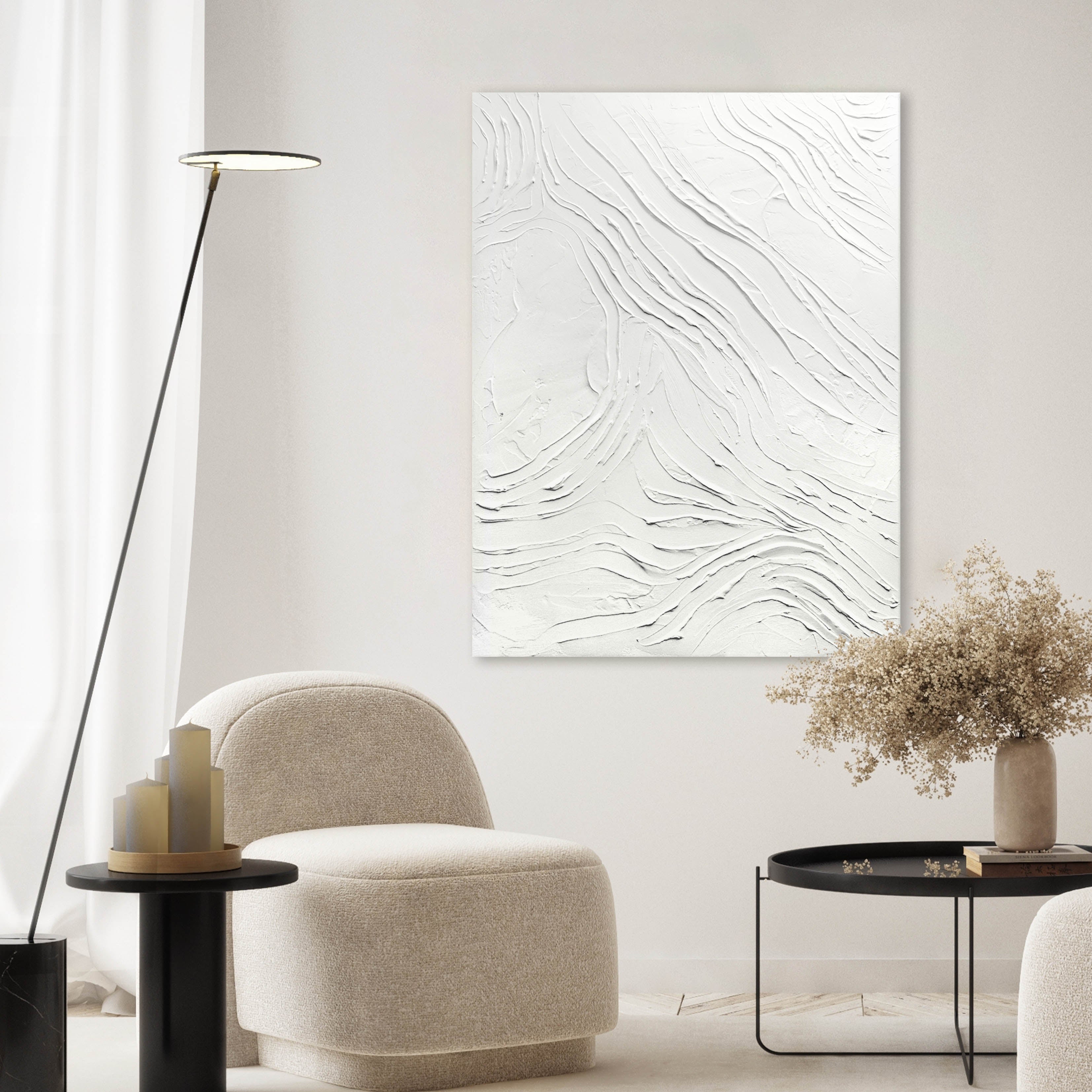 White Passion 15 | STRUKTUR MALERI Strukturmaleri MF