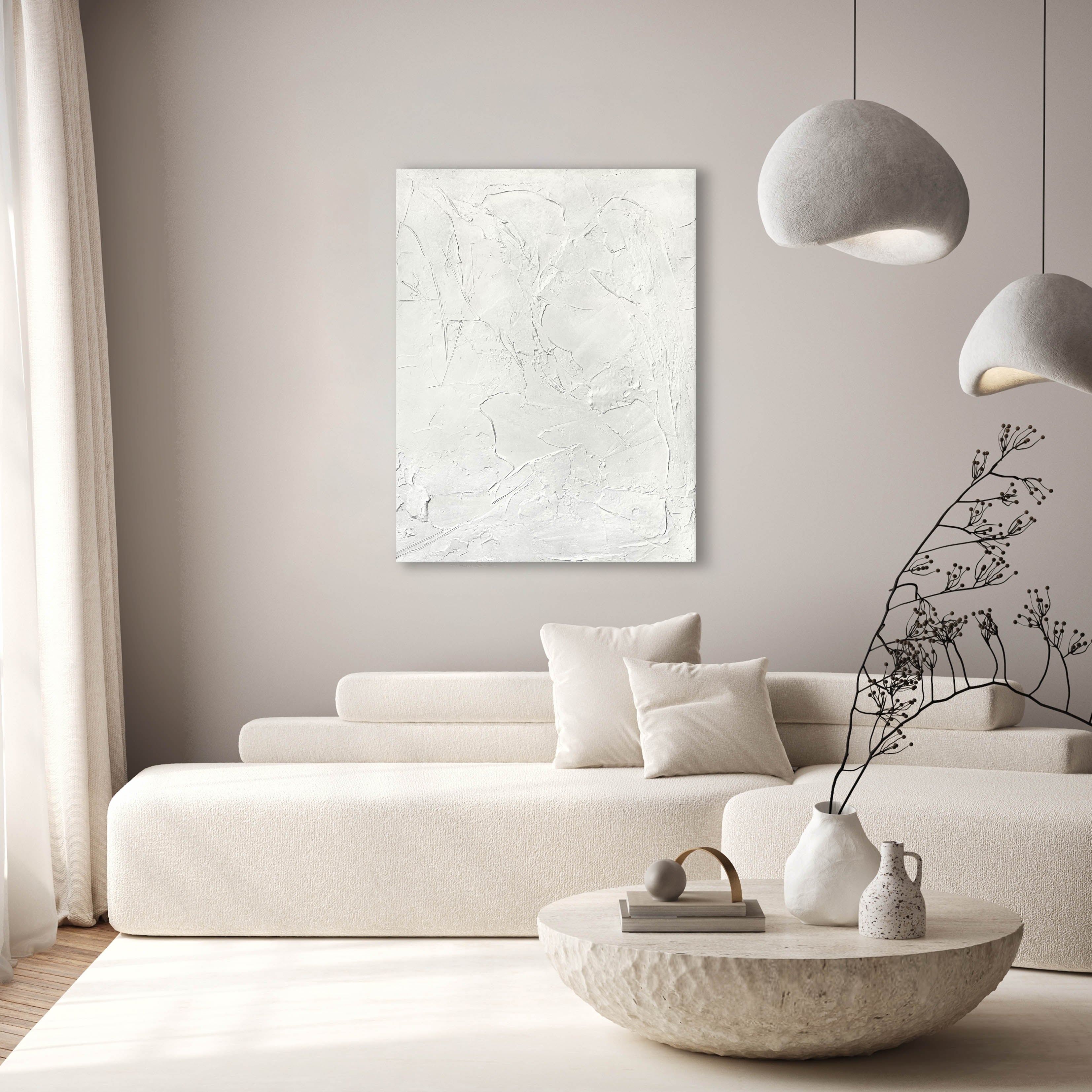 White Passion 18 | STRUKTUR MALERI Strukturmaleri MF