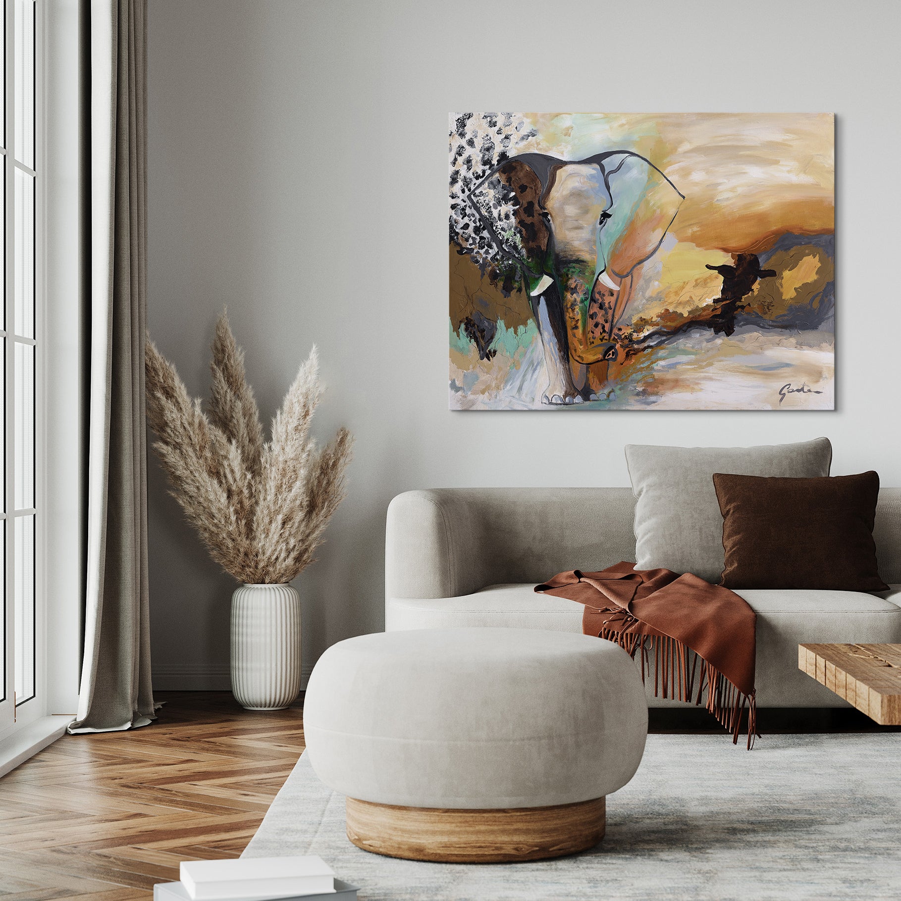 Elephant earth | PREMIUM MALERI Premium Maleri ART COPENHAGEN   