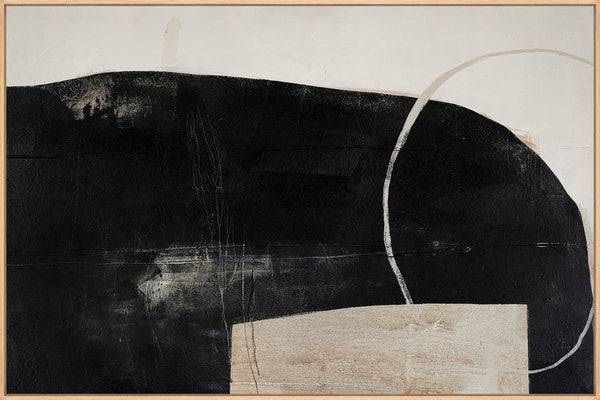 Sort Of Stone | DESIGN MALERI Design maleri ART COPENHAGEN 150x100 Ege svæveramme