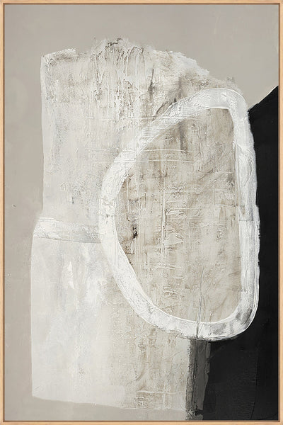 White Stone | DESIGN MALERI Design maleri ART COPENHAGEN 100x150 Ege svæveramme