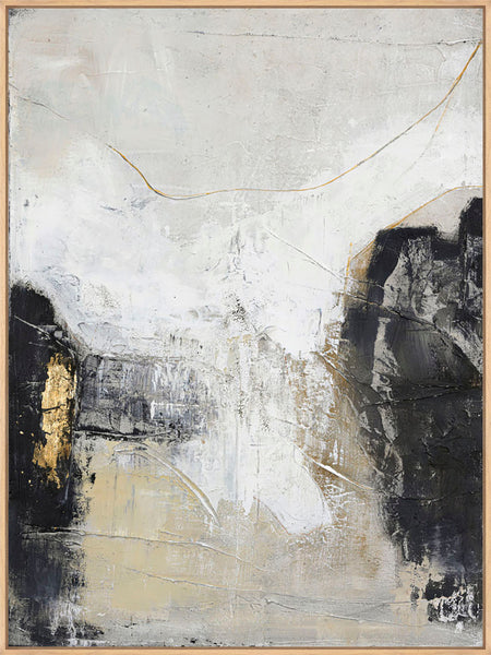White Noir | DESIGN PAINTING Design maleri ART COPENHAGEN 90x120 Ege svæveramme