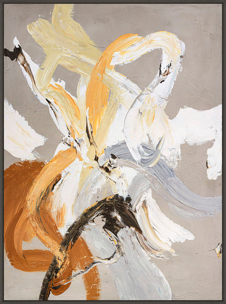 Go Ahead | DESIGN PAINTING Design maleri ART COPENHAGEN 90x120 Sort svæveramme
