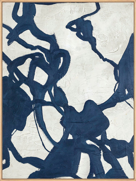 Blueplay | DESIGN PAINTING Design maleri ART COPENHAGEN 90x120 Ege svæveramme