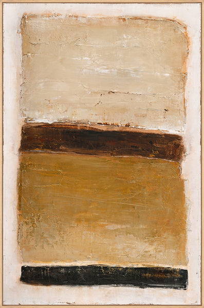 Ochre Square | DESIGN MALERI Design maleri ART COPENHAGEN 100x150 Ege svæveramme