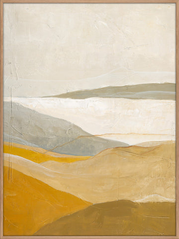 Yellow field | DESIGN MALERI Design maleri ART COPENHAGEN 90x120 Egeramme 