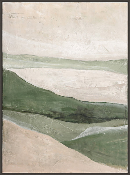 Green field | DESIGN MALERI Design maleri ART COPENHAGEN 90x120 Sort svæveramme