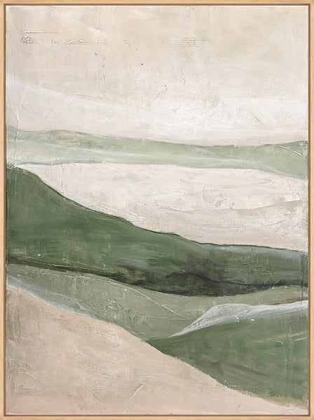 Green field | DESIGN MALERI Design maleri ART COPENHAGEN 90x120 Ege svæveramme