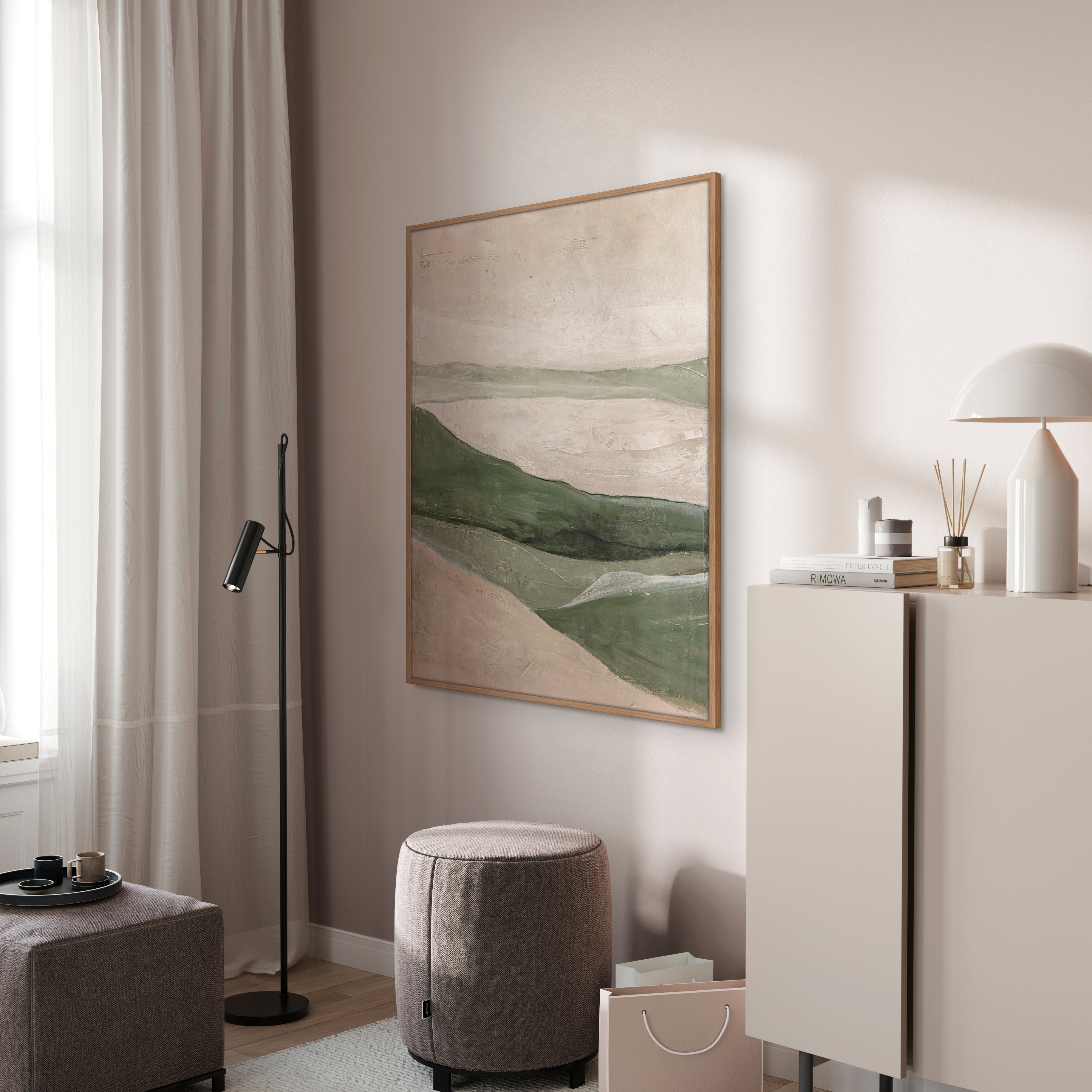 Green field | DESIGN MALERI Design maleri ART COPENHAGEN 90x120 Egeramme 