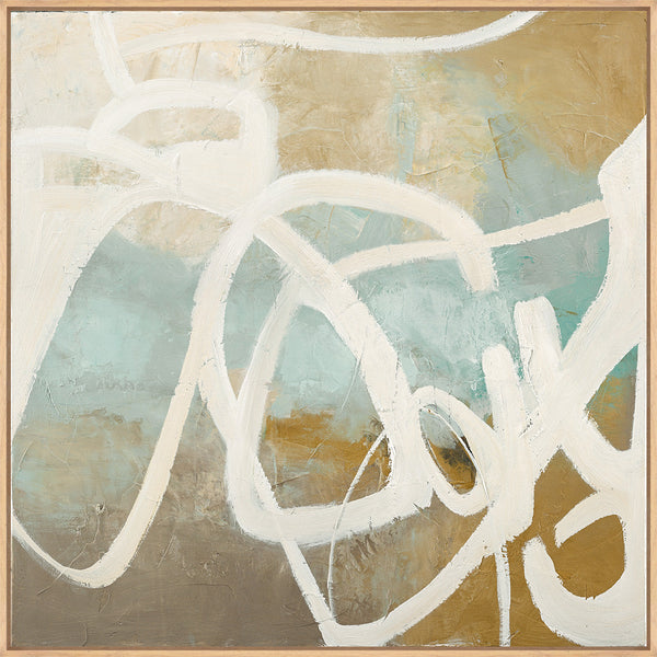 Notify | DESIGN MALERI Design maleri ART COPENHAGEN 100x100 Ege svæveramme