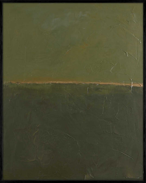 Edge Green | DESIGN MALERI Design maleri ART COPENHAGEN 80x100 Sort ramme 