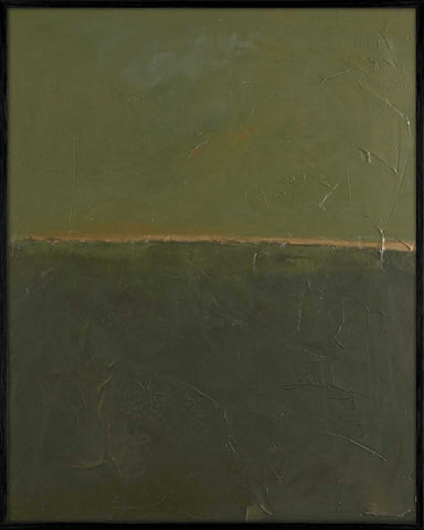 Edge Green | DESIGN MALERI Design maleri ART COPENHAGEN 80x100 Sort ramme 