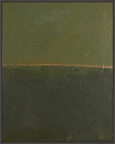 Edge Green | DESIGN MALERI Design maleri ART COPENHAGEN 80x100 Sort svæveramme