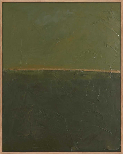 Edge Green | DESIGN MALERI Design maleri ART COPENHAGEN 80x100 Egeramme 
