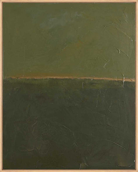 Edge Green | DESIGN MALERI Design maleri ART COPENHAGEN 80x100 Ege svæveramme
