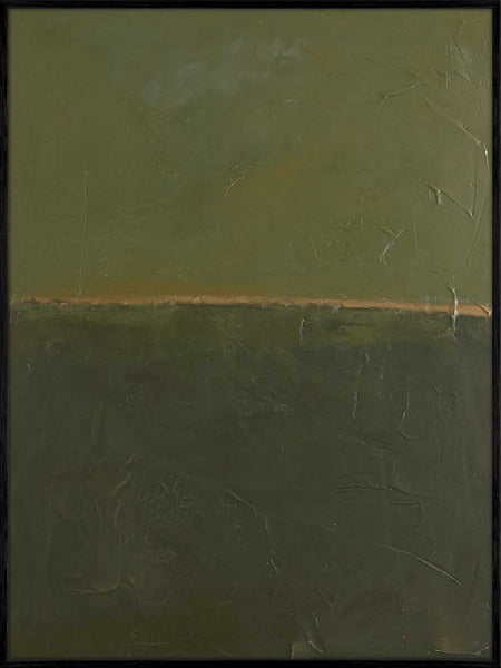Edge Green | DESIGN MALERI Design maleri ART COPENHAGEN 90x120 Sort ramme 