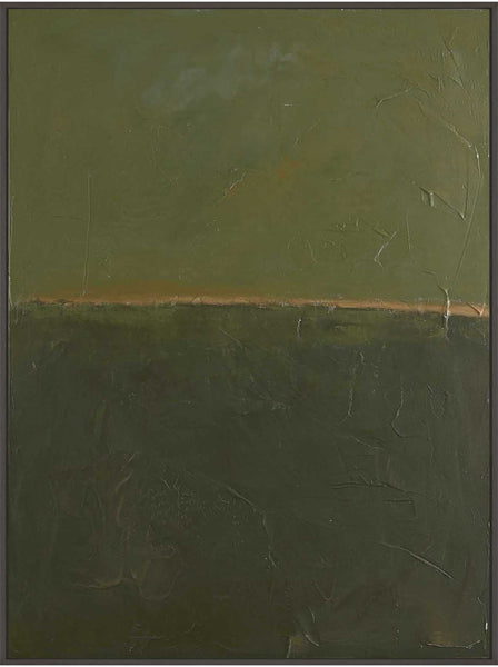 Edge Green | DESIGN MALERI Design maleri ART COPENHAGEN 90x120 Sort svæveramme