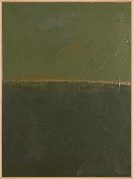 Edge Green | DESIGN MALERI Design maleri ART COPENHAGEN 90x120 Ege svæveramme