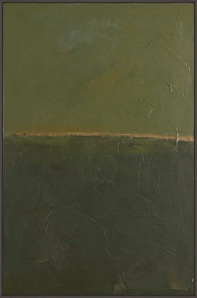 Edge Green | DESIGN MALERI Design maleri ART COPENHAGEN 100x150 Sort svæveramme