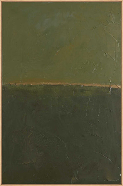 Edge Green | DESIGN MALERI Design maleri ART COPENHAGEN 100x150 Ege svæveramme