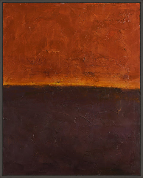 Edge Red | DESIGN MALERI Design maleri ART COPENHAGEN 80x100 Sort svæveramme