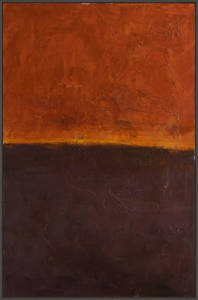 Edge Red | DESIGN MALERI Design maleri ART COPENHAGEN 100x150 Sort svæveramme