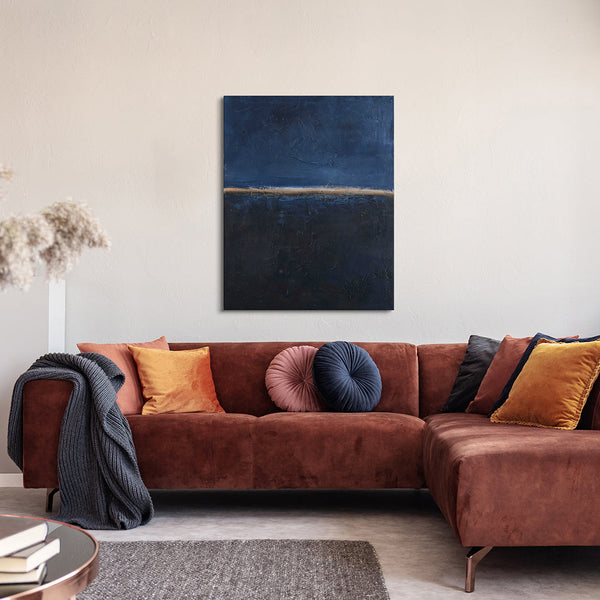 Edge Blue | DESIGN MALERI Design maleri ART COPENHAGEN   