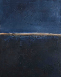Edge Blue | DESIGN MALERI Design maleri ART COPENHAGEN 80x100 Uden ramme 