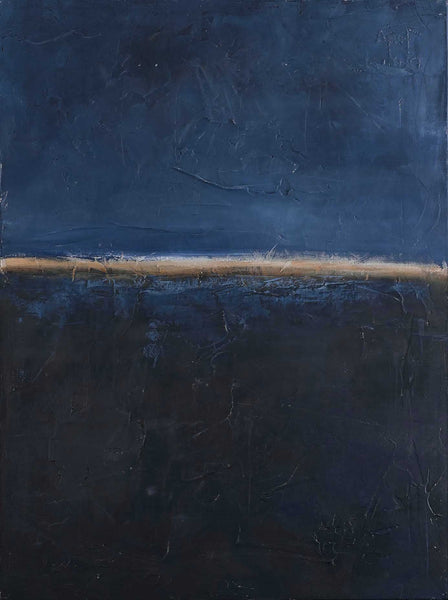 Edge Blue | DESIGN MALERI Design maleri ART COPENHAGEN 90x120 Uden ramme 