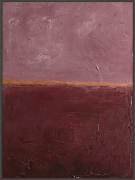 Edge Rose | DESIGN MALERI Design maleri ART COPENHAGEN 90x120 Sort svæveramme