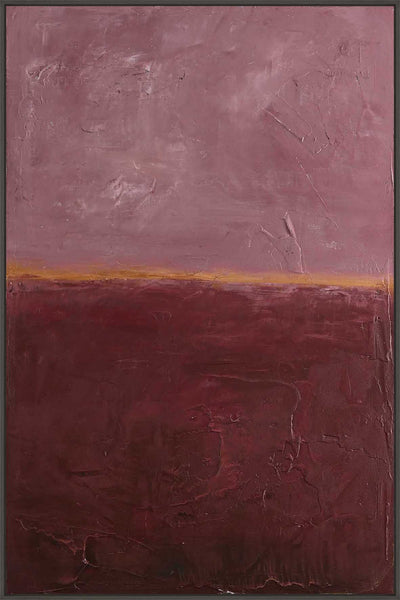 Edge Rose | DESIGN MALERI Design maleri ART COPENHAGEN 100x150 Sort svæveramme