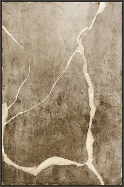 Vibranium | DESIGN PAINTING Design maleri ART COPENHAGEN 100x150 Sort svæveramme