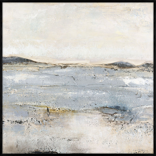 Trace Of Nature | DESIGN MALERI Design maleri ART COPENHAGEN 100x100 Sort ramme