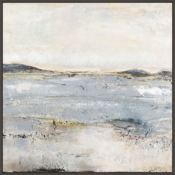 Trace Of Nature | DESIGN MALERI Design maleri ART COPENHAGEN 100x100 Sort svæveramme