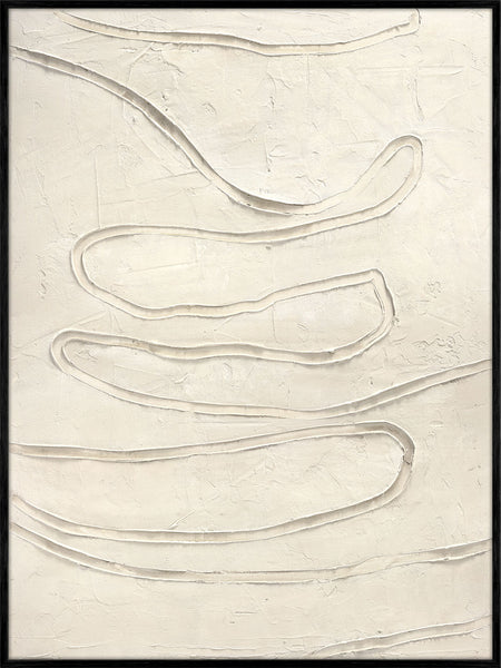 Track The Line | DESIGN PAINTING Design maleri ART COPENHAGEN 90x120 Sort ramme