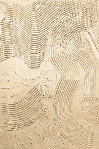 Metallic Champagne | DESIGN PAINTING Design maleri ART COPENHAGEN 100x150 Uden ramme