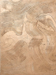 Metallic Brown | DESIGN PAINTING Design maleri ART COPENHAGEN 90x120 Uden ramme