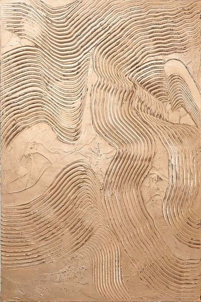 Metallic Brown | DESIGN PAINTING Design maleri ART COPENHAGEN 100x150 Uden ramme