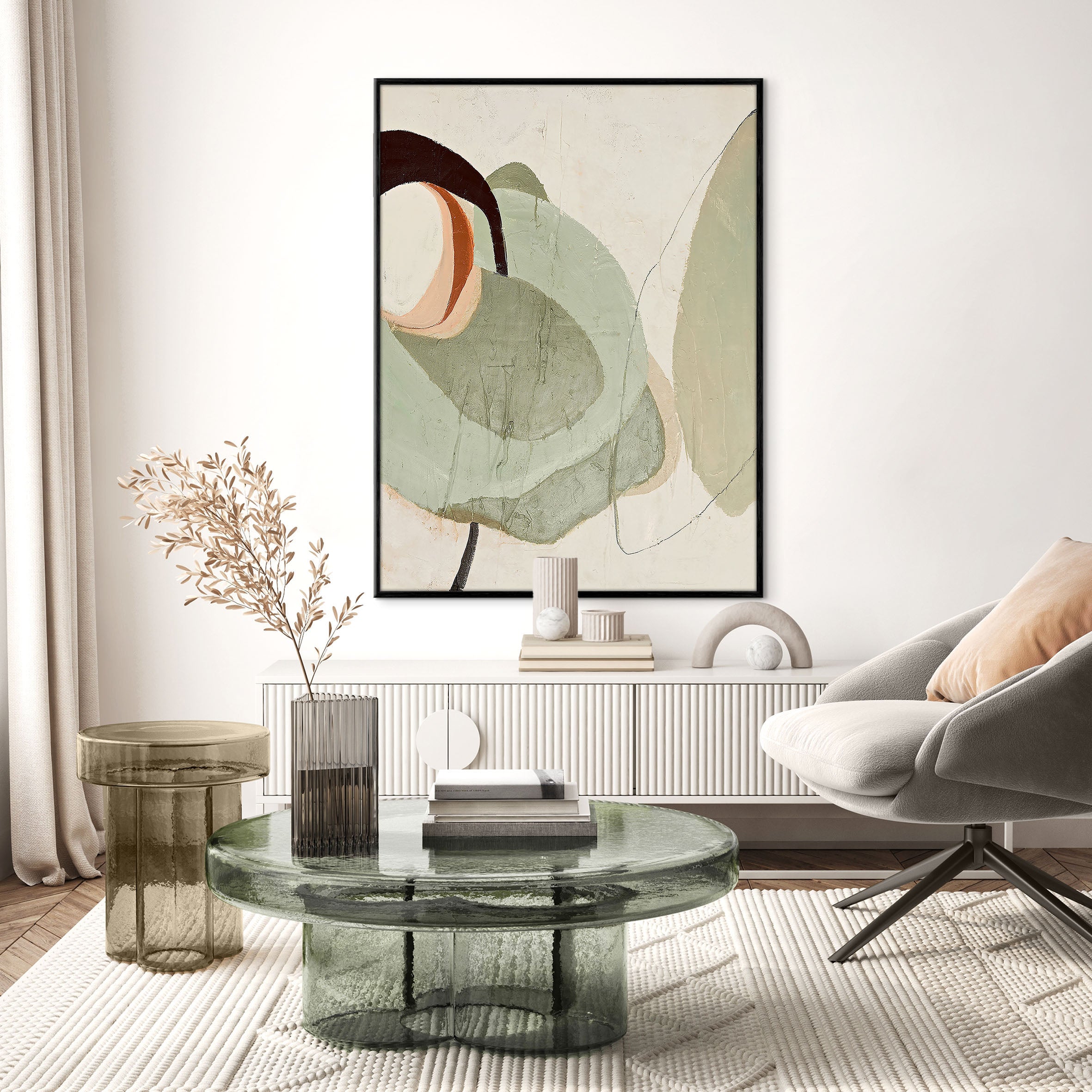Moon Rock | DESIGN PAINTING Design maleri ART COPENHAGEN 90x120 Uden ramme