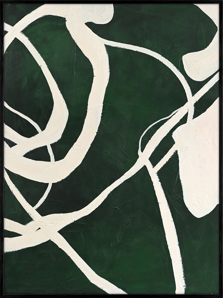 Masterpiece | DESIGN PAINTING Design maleri ART COPENHAGEN 90x120 Sort ramme