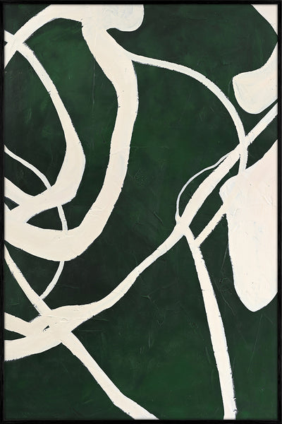 Masterpiece | DESIGN PAINTING Design maleri ART COPENHAGEN 100x150 Sort ramme