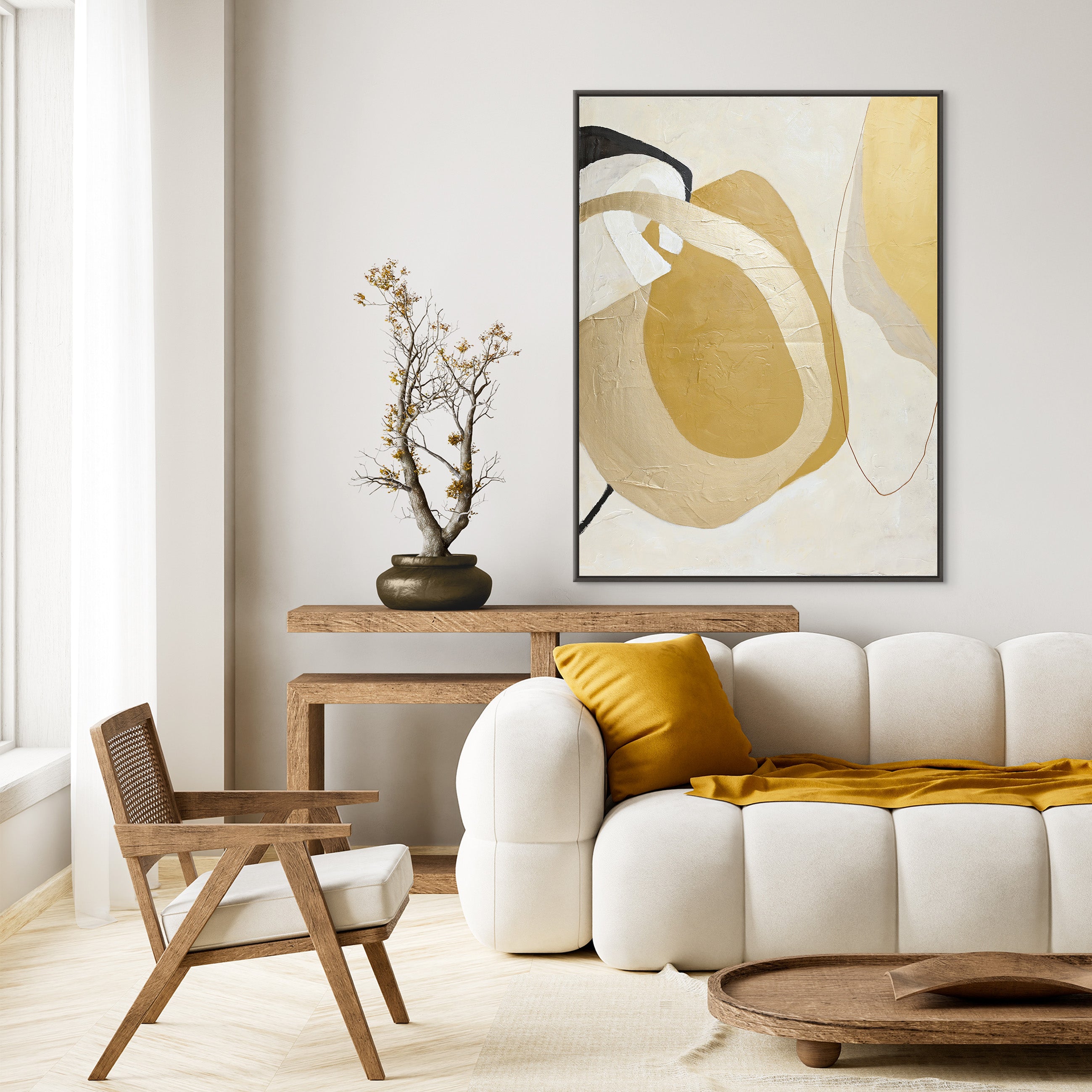 Stardust | DESIGN MALERI Design maleri ART COPENHAGEN (DA) 90x120 cm Sort ramme