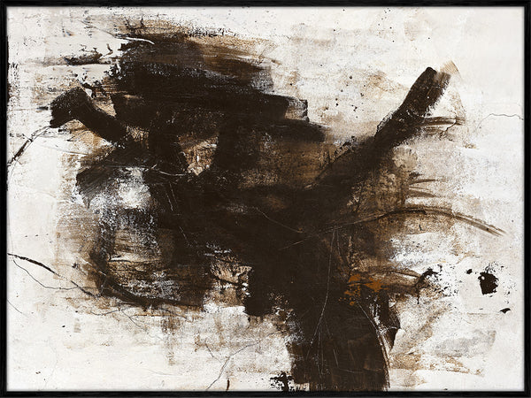 The Invisible | DESIGN MALERI Design maleri ART COPENHAGEN (DA) 120x90 Sort ramme