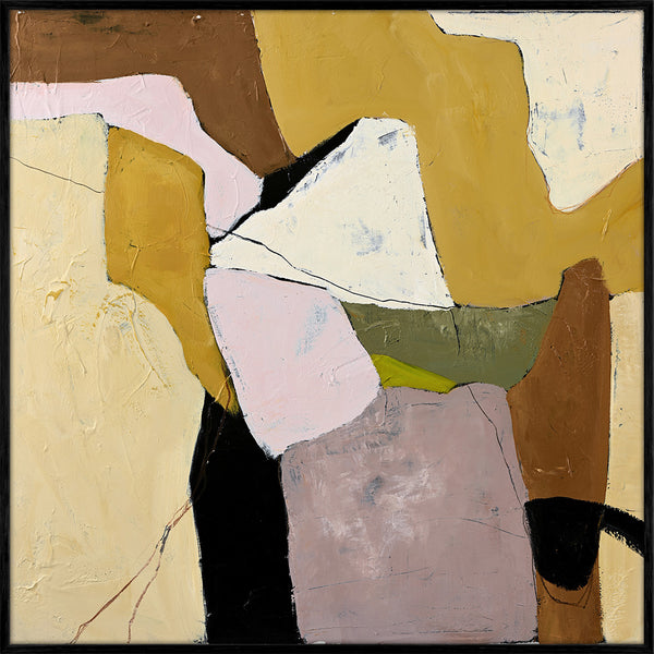 Featured | DESIGN MALERI Design maleri ART COPENHAGEN (DA) 100x100 Sort ramme
