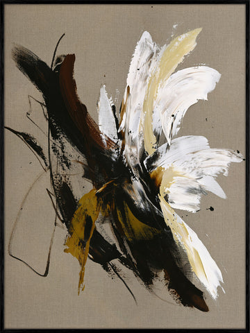 Explosive | DESIGN MALERI Design maleri ART COPENHAGEN 90x120 Sort ramme 
