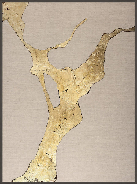 Wild Horizon Gold | DESIGN MALERI Design maleri ART COPENHAGEN 90x120 Sort svæveramme
