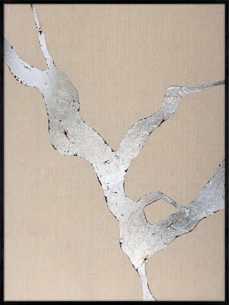 Wild Horizon Silver | DESIGN MALERI Design maleri ART COPENHAGEN 90x120 Sort ramme
