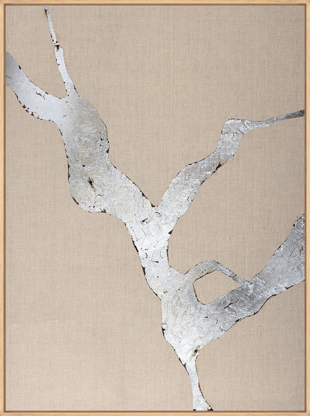 Wild Horizon Silver | DESIGN MALERI Design maleri ART COPENHAGEN 90x120 Ege svæveramme
